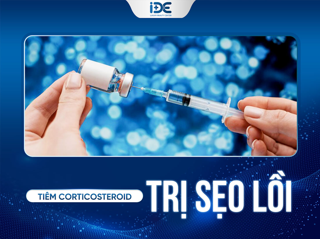 Phẫu thuật sẹo lồi và tiêm corticosteroid