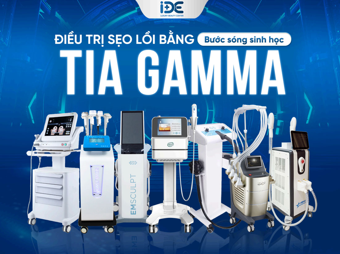 Điều trị sẹo lồi bằng bước sóng ánh sáng sinh học - Tia Gamma